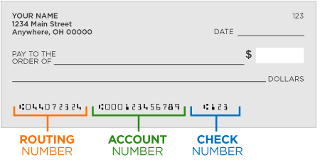 Bank Check Image Example